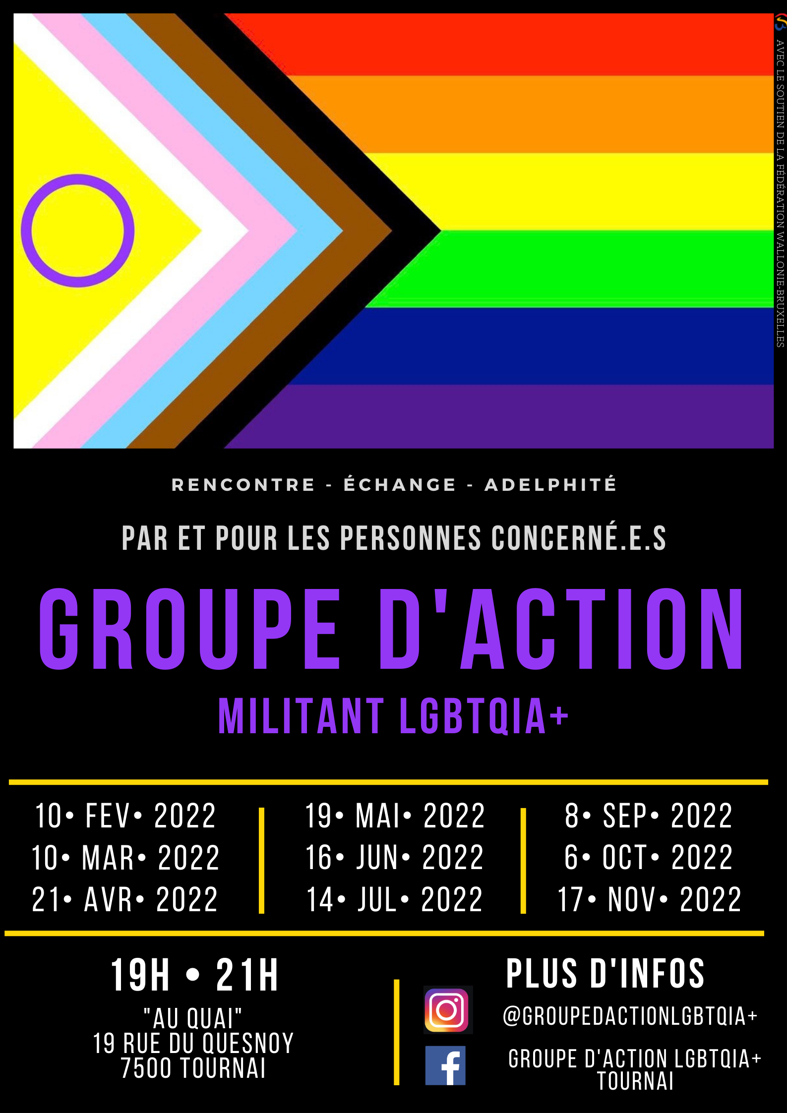 Au Quai | Groupe d'action LGBTQIA+